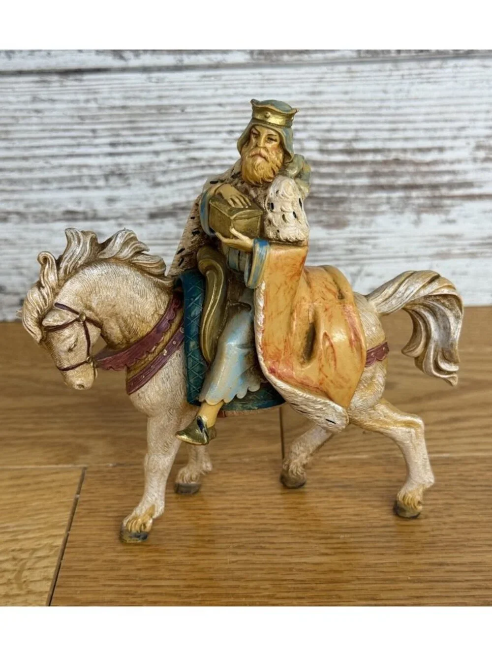 Fontanini 1992 THREE WISEMEN ON HORSE, ELEPHANT, CAMEL Nativity 5” Scale